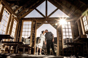 A wedding at Nelson Ghost Town