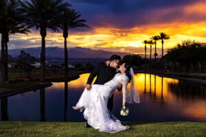 Desert Summer Sunset Wedding