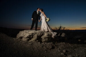 Desert Sunset Wedding