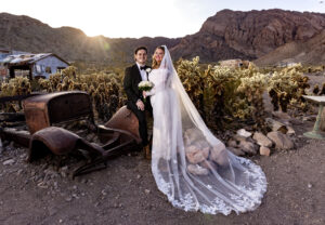 Ghost Town Sunset wedding