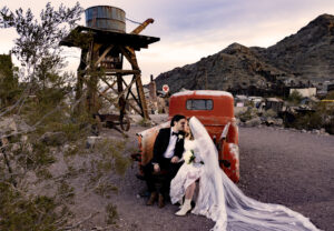 Ghost Town wedding