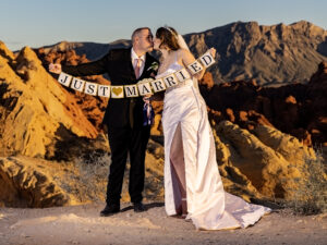 Just Married at Valley of Fire 1