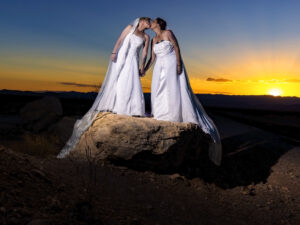 LBGTQ Sunset Wedding