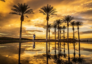 Las Vegas Strip Overlook Sunset