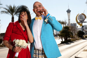 Las Vegas Wedding couple