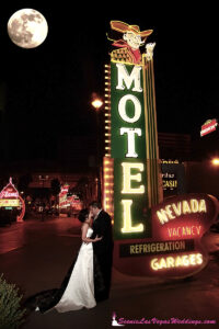 Neon Boneyard Wedding