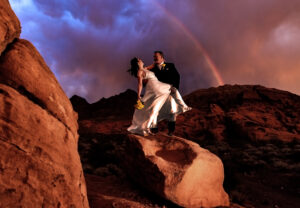 Rainbow wedding