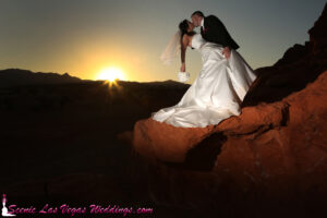 Valley of Fire Sunset Wedding