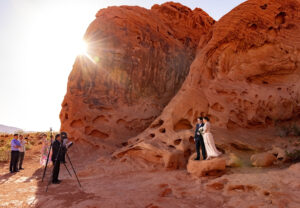 Valley of fire wedding ceremony