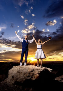 Valley of Fire Sunset Wedding