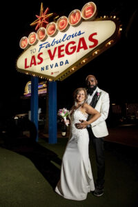 Vegas Sign Wedding