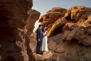 Wedding Ceremony at Fire Rock