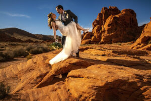 Wedding in Vegas Desert