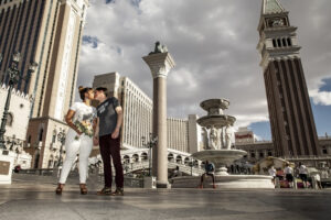 the Vegas Strip Wedding